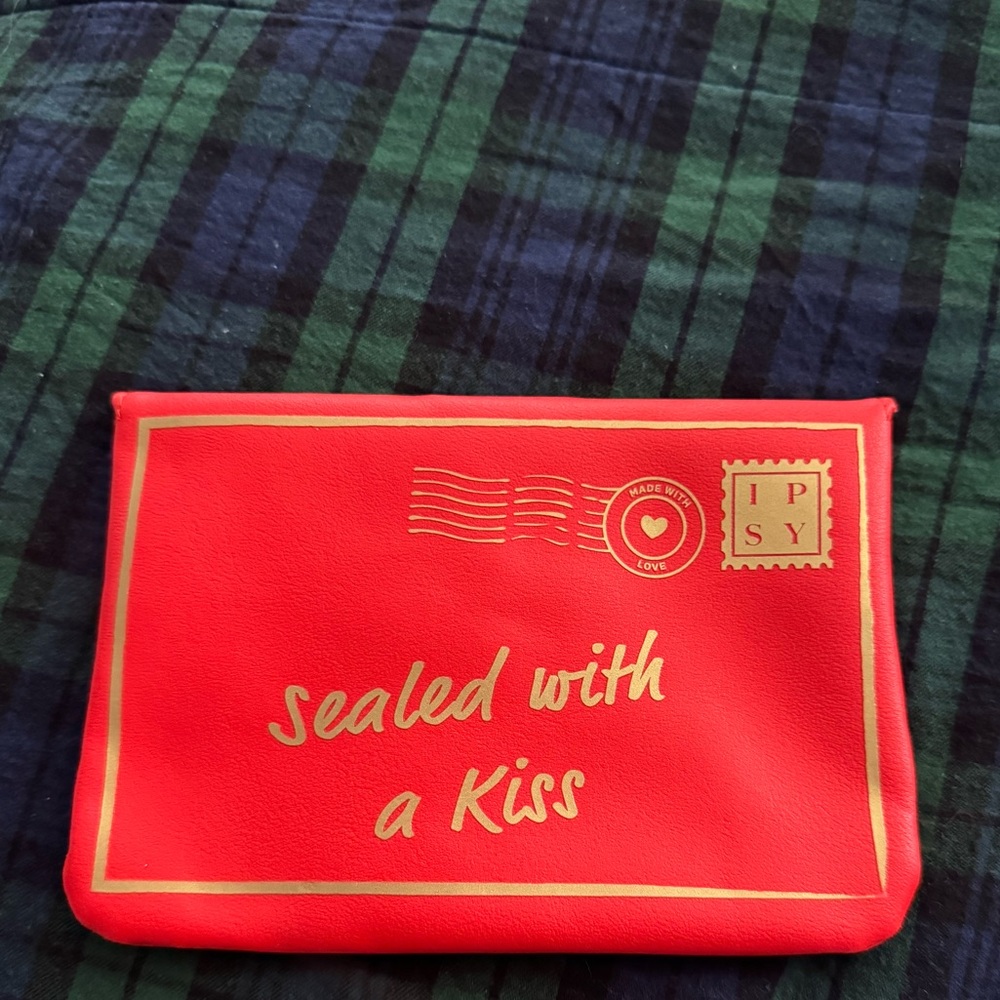 IPSY Red Makeup Bag